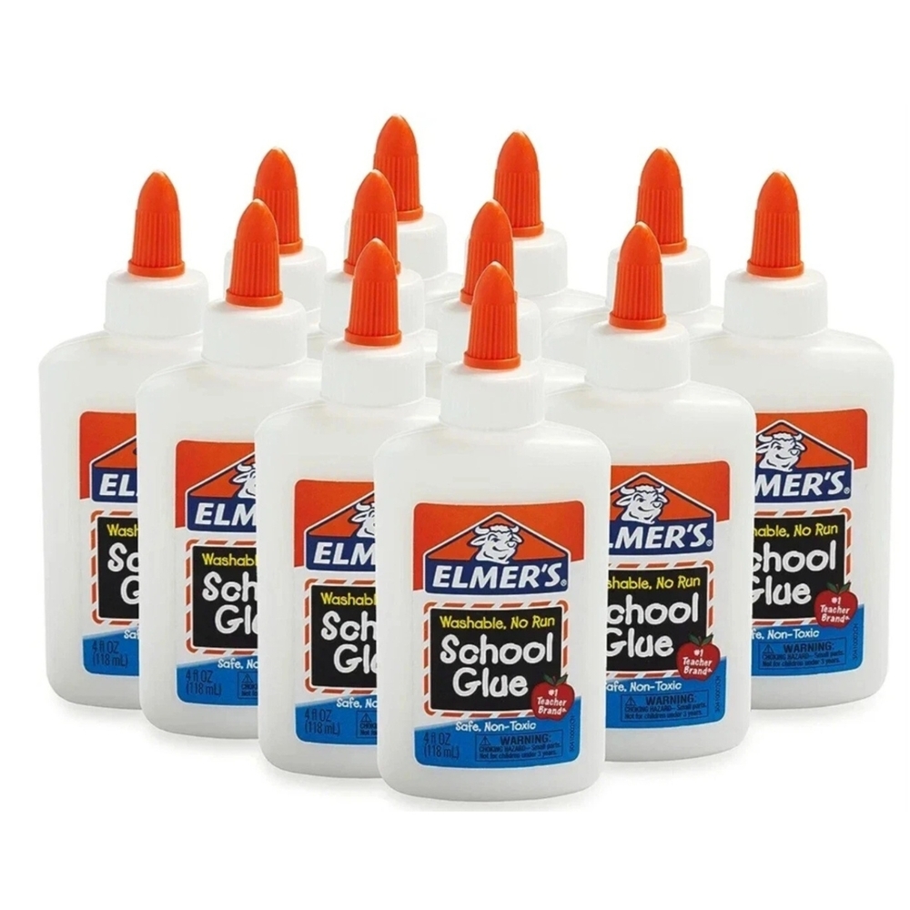 10 Pack - Elmer's Liquid School Glue, Washable, 4oz